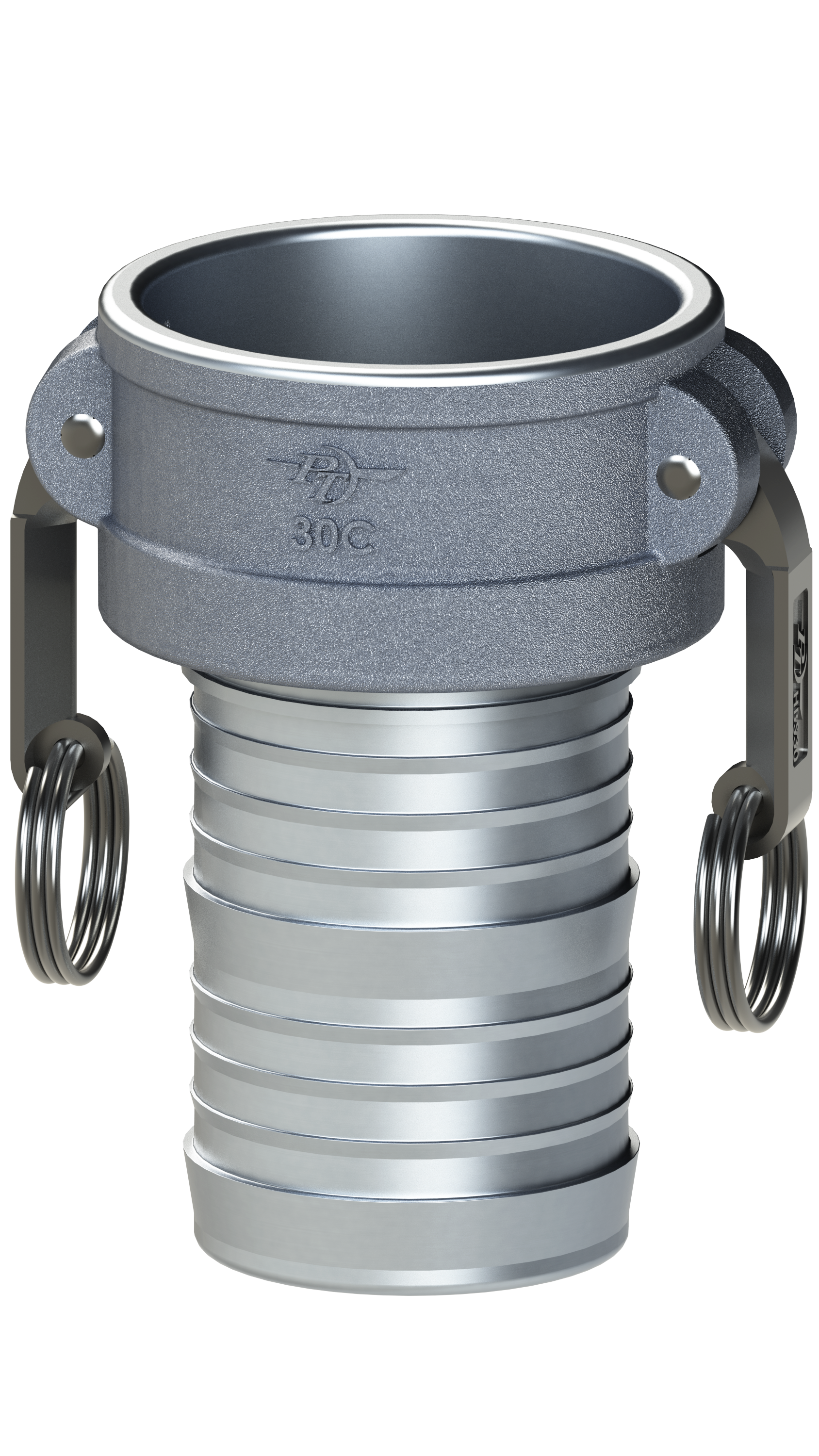 PT Coupling 1000301 Coupler, 1/2 in Type C x 1/2 in Hose Shank, Aluminum